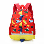 Mochila infantil con diseño de dinosaurio de dibujos animados para niños de preescolar y escuela