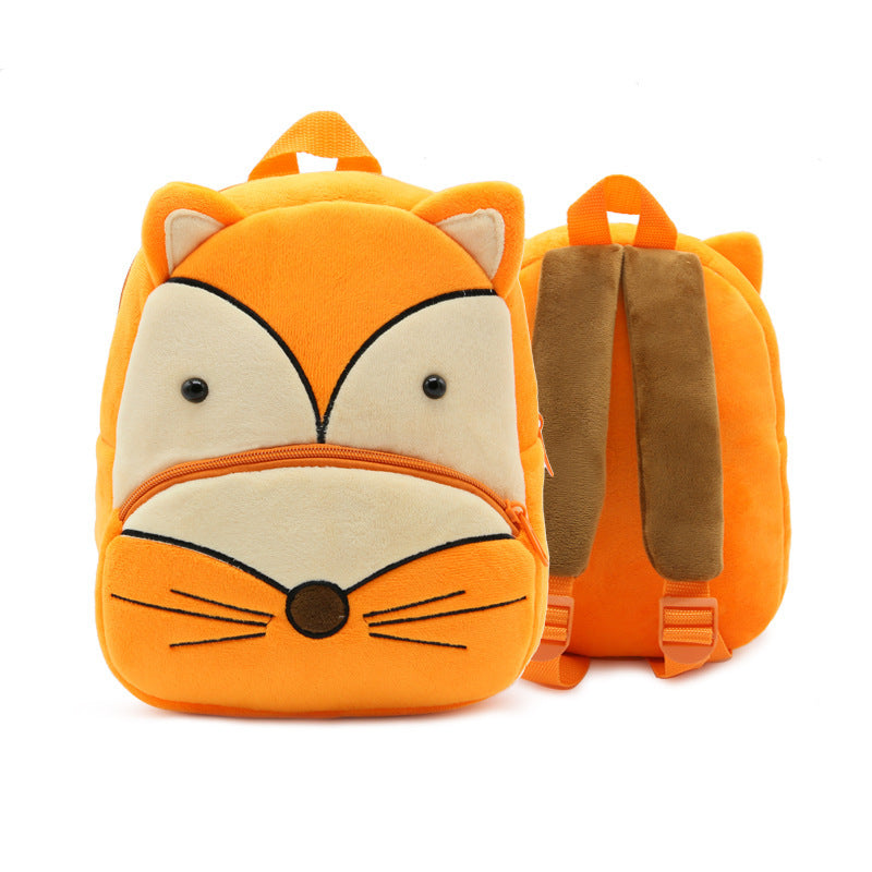 Mochilas de peluche adorables, ideales para la escuela infantil con diseños de animales.
