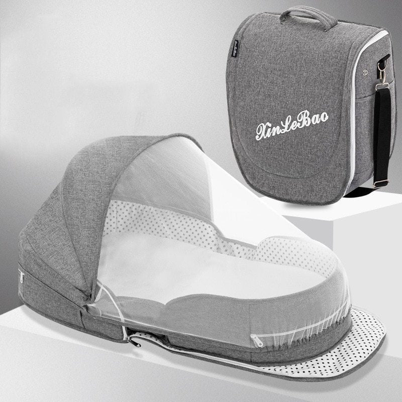 Cuna plegable portátil y desmontable para bebé, bolsa de maternidad