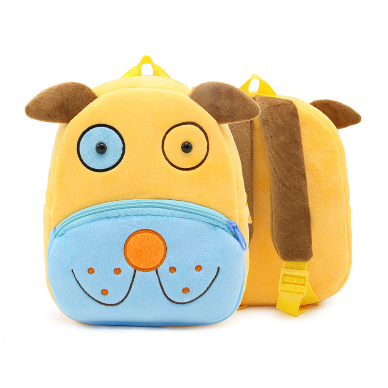 Mochilas de peluche adorables, ideales para la escuela infantil con diseños de animales.