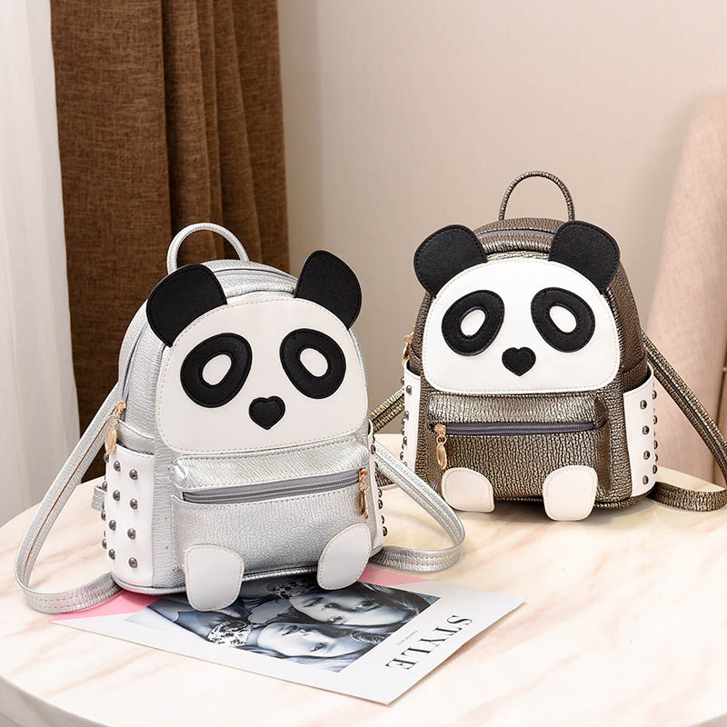 Mochila de panda de dibujos animados