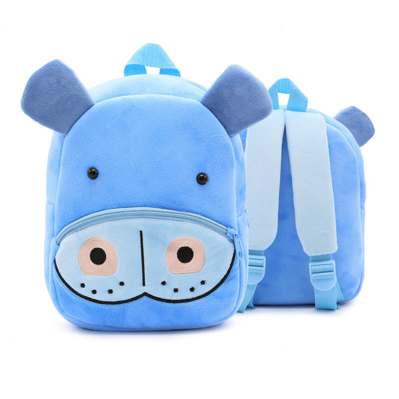 Mochilas de peluche adorables, ideales para la escuela infantil con diseños de animales.