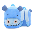 Mochilas de peluche adorables, ideales para la escuela infantil con diseños de animales.