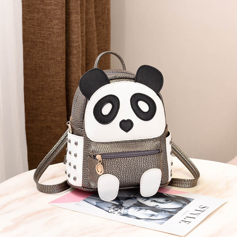 Mochila de panda de dibujos animados