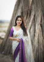 Wonderful Worli Cotton Crape Saree – Single Color Edition