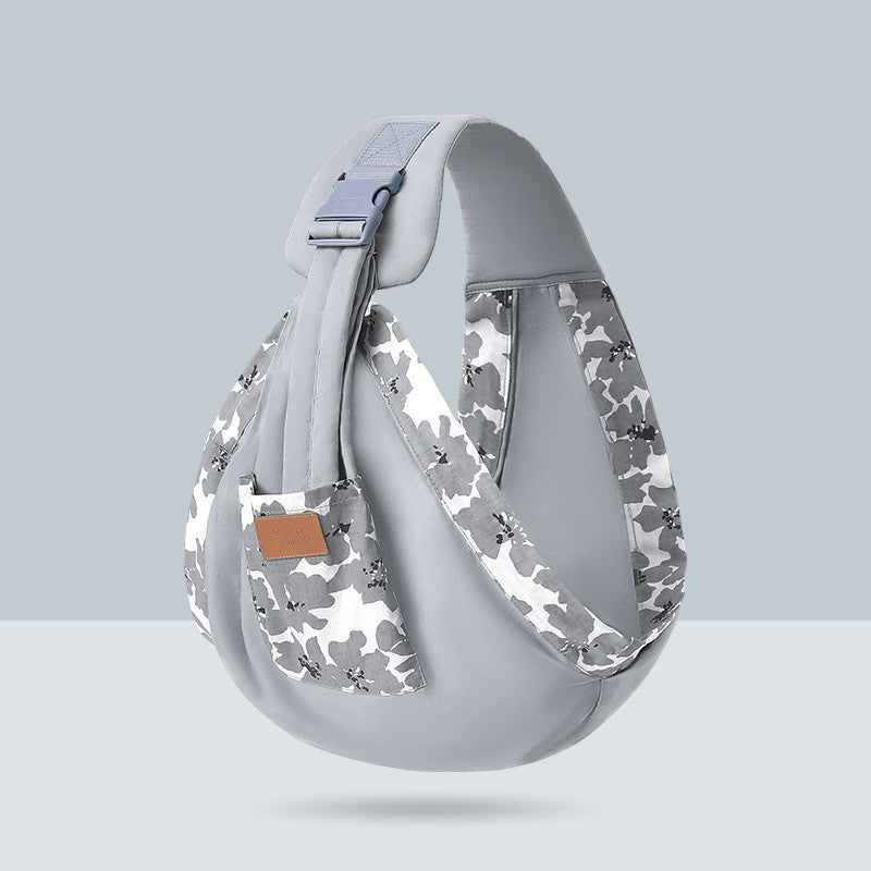 Portabebés horizontal tipo abrazo para salir con taburete de cintura