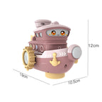 Electric Water Rotating Spray Ship Toys Cartoon Boat Funny Baby Bath Toys