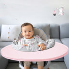 Bandeja para babero, tapete para bebés que se ensucian, babero impermeable para bebés