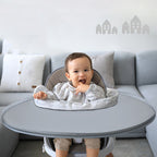 Bandeja para babero, tapete para bebés que se ensucian, babero impermeable para bebés