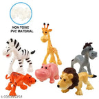 Funny Jungle Animals Toys Forest Animal Set Mini Cartoon Animal Toys