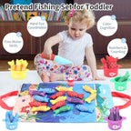 Baby Fishing Toys Three-dimensional Fabric Crawling Early Education Enlightenment