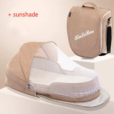Cuna plegable portátil y desmontable para bebé, bolsa de maternidad