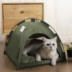 Cat Tent Cooling Mat  Dog House Pet Sofa Camping Dog Bed With Cushion For Dog Kennel Indoor Cat Nest Cat Bed Pets Products