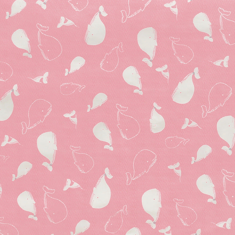 cambiador de bebé de algodón transpirable e impermeable con estampado de dibujos animados 