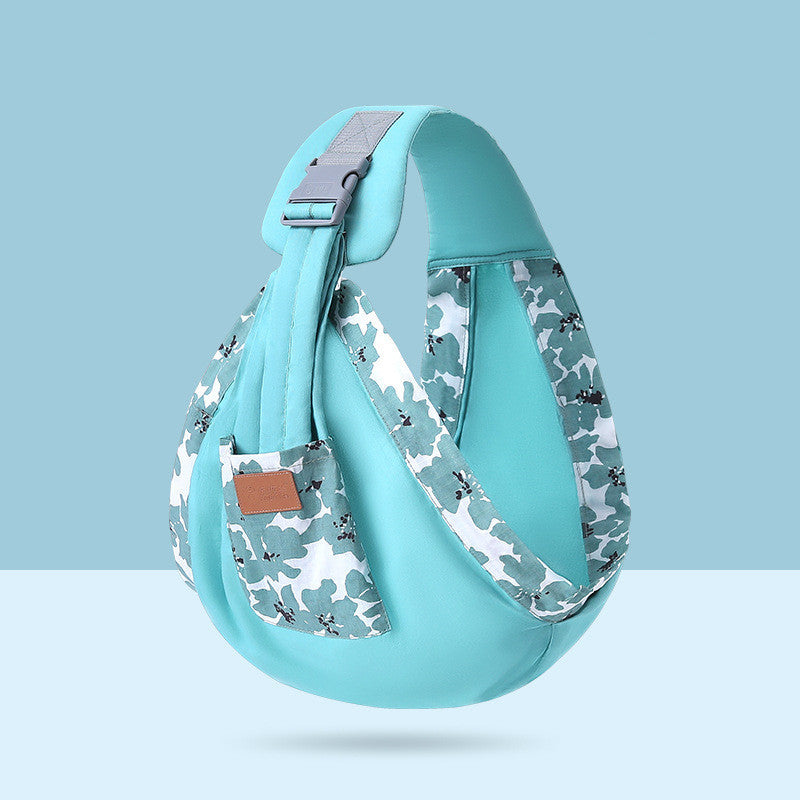 Portabebés horizontal tipo abrazo para salir con taburete de cintura