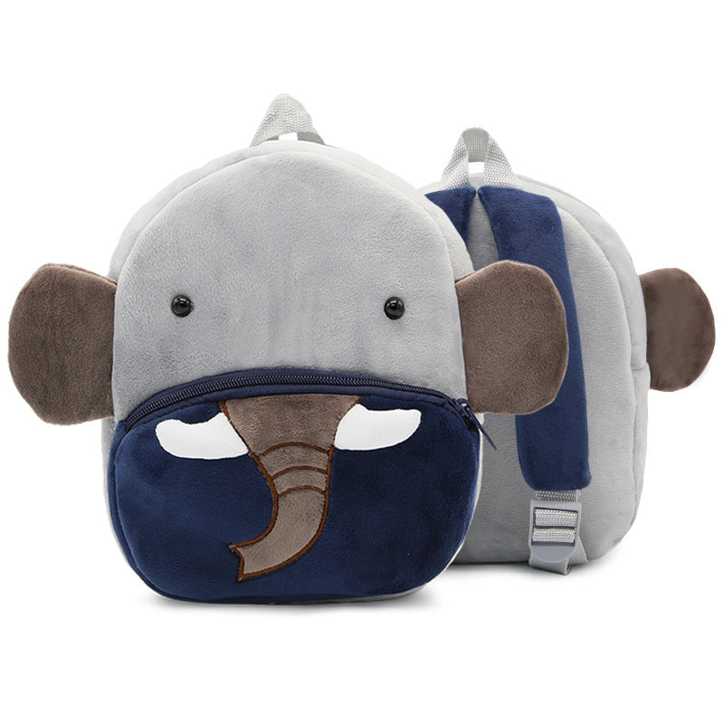 Mochilas de peluche adorables, ideales para la escuela infantil con diseños de animales.