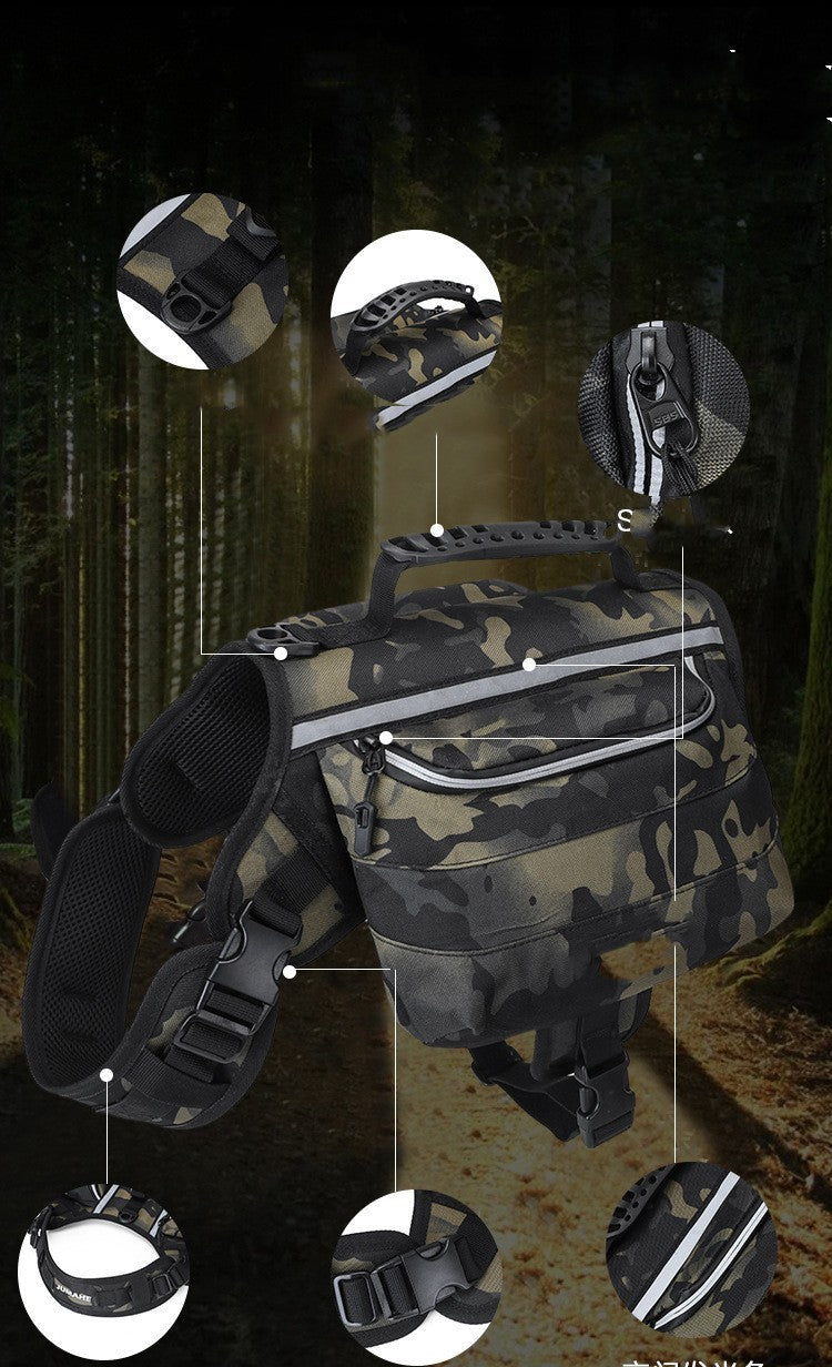 Mochila grande para perros para exteriores