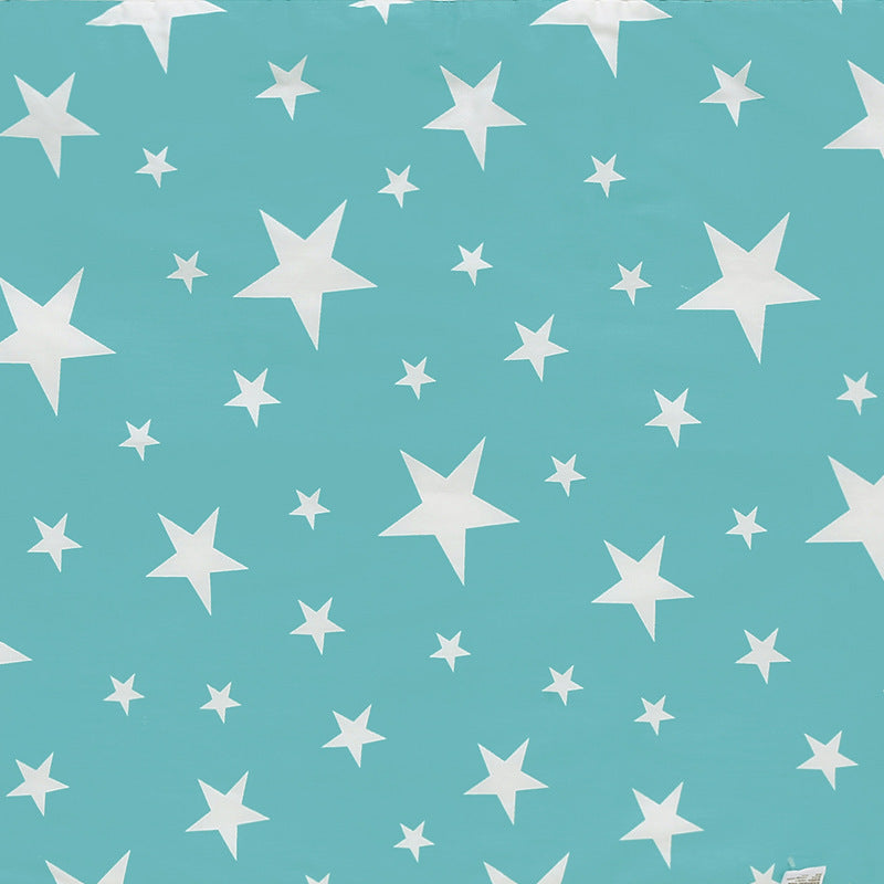 cambiador de bebé de algodón transpirable e impermeable con estampado de dibujos animados 