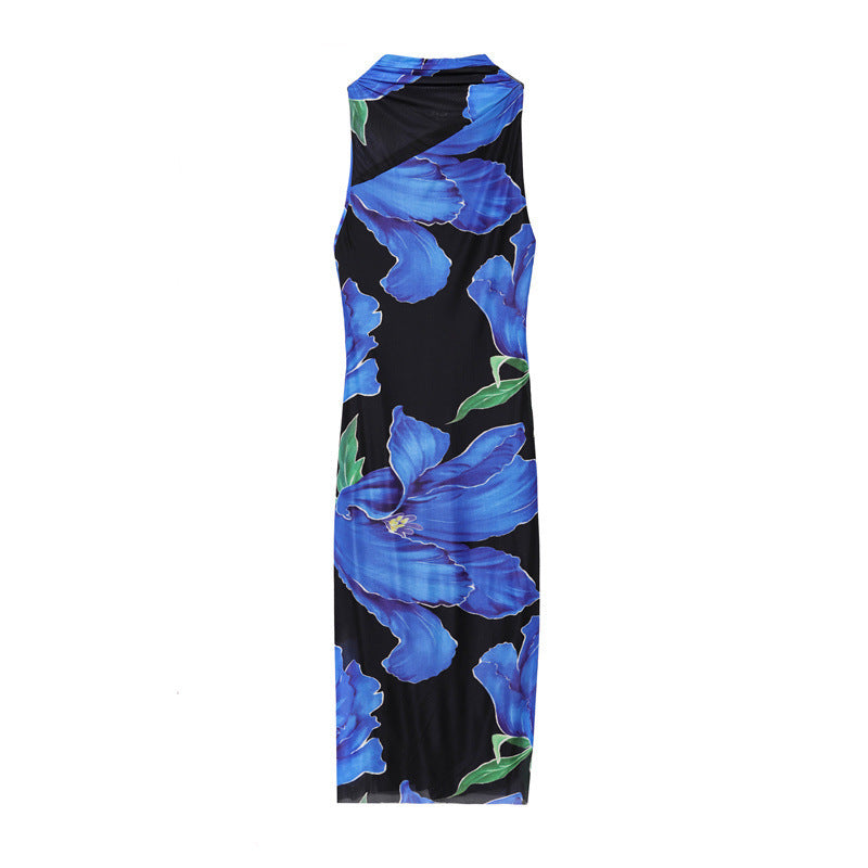 Young Elegant Tied Midi Skirt Dress