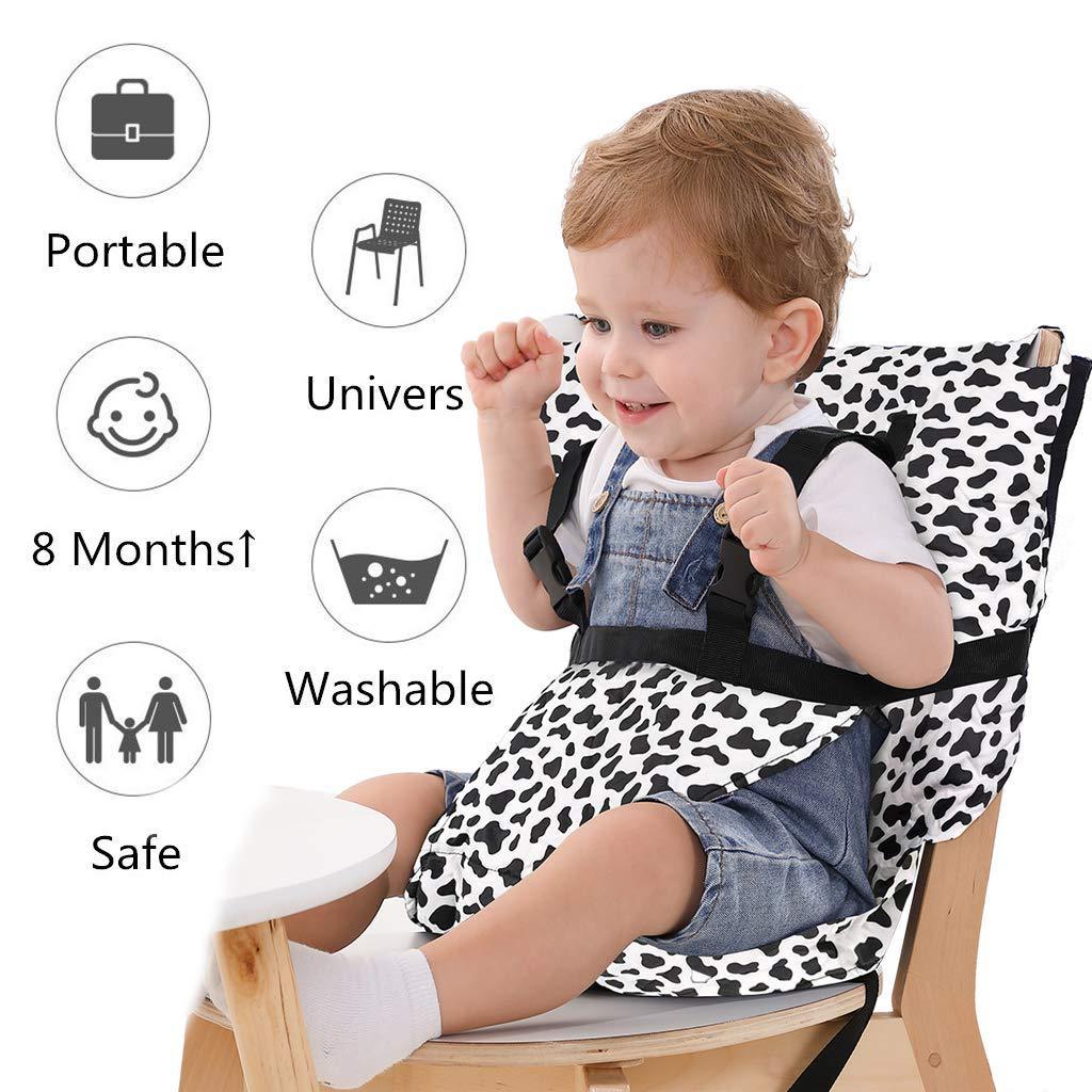 Silla de comedor portátil para bebés, bolsa de transporte, asiento de seguridad para bebés
