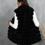 Mid-length Autumn And Winter New Faux Fur Vest For Women
