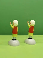 Solar Waving Modi Ji Statue (Pack of 2)