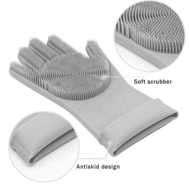 Cleaning Gloves - Magic Silicon Cleaning Gloves
