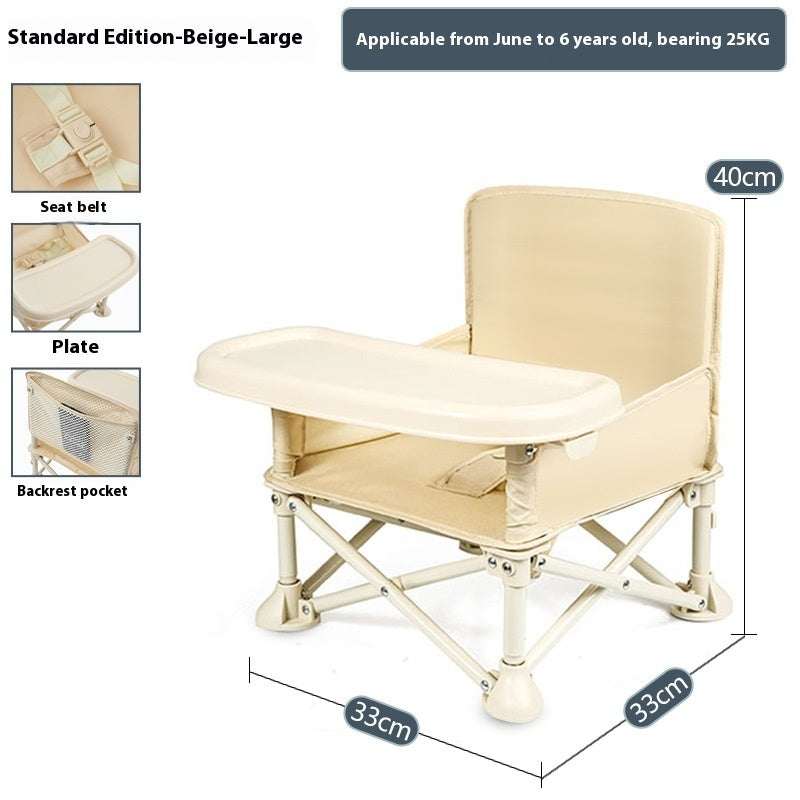 Baby Picnic Chair Outdoor Beach Camping Stool Portable Folding Photography Learning Seaside Dining Table