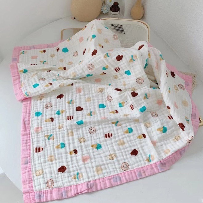 Baby Gauze Bath Towel Cotton 6-Layer Blanket