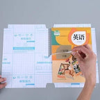 3 Different Size Transparent Sticker Books Cover