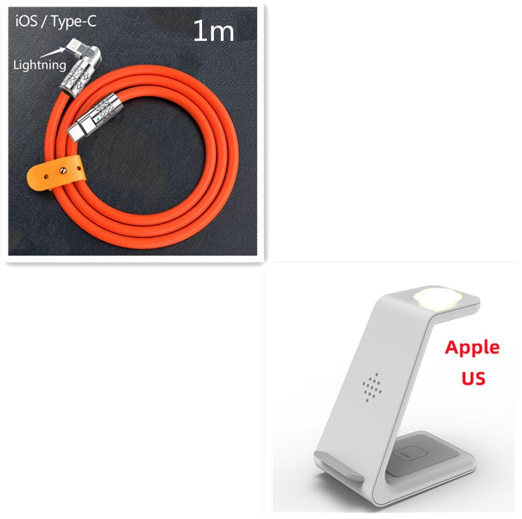 Estación de carga rápida 3 en 1, soporte de carga inalámbrica, base de carga rápida inalámbrica para teléfono