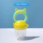 Mordedor de frutas y verduras para bebés, alimento complementario. Mordedor de frutas y verduras. Chupete de silicona para leche.