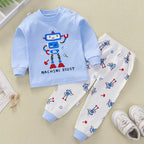 Autumn And Winter Pajamas, Baby Autumn Clothes, Long Trousers, Girls' Home Clothes, Long Sleeves