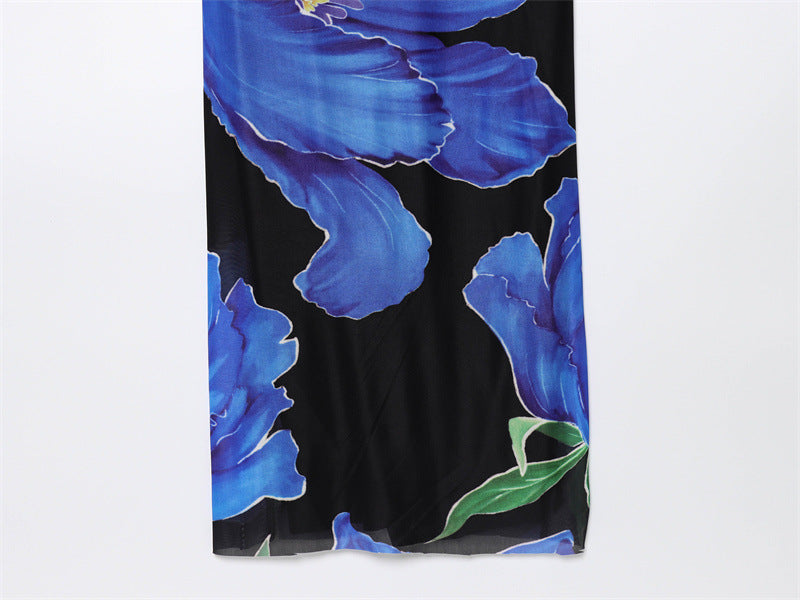 Young Elegant Tied Midi Skirt Dress