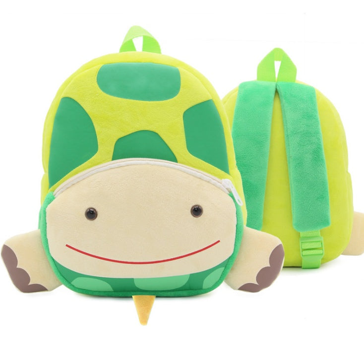 Mochilas de peluche adorables, ideales para la escuela infantil con diseños de animales.