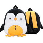 Mochilas de peluche adorables, ideales para la escuela infantil con diseños de animales.