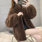 Berber Fleece Coat Women's Thickened Short One