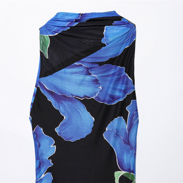 Young Elegant Tied Midi Skirt Dress