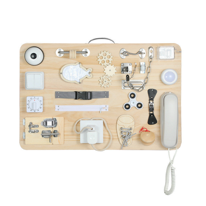 Log Early Education Toys Baby Montessori Teaching AIDS