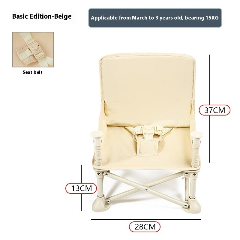 Baby Picnic Chair Outdoor Beach Camping Stool Portable Folding Photography Learning Seaside Dining Table