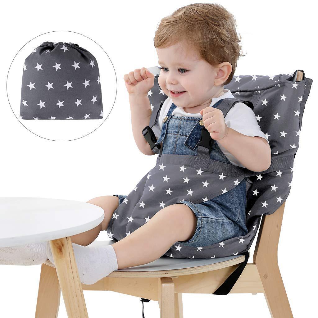 Silla de comedor portátil para bebés, bolsa de transporte, asiento de seguridad para bebés