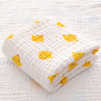 Baby Bath Towel With Six-layer Seersucker Quilt Soft