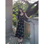 Seaside Holiday French Style Temperament Long Dress
