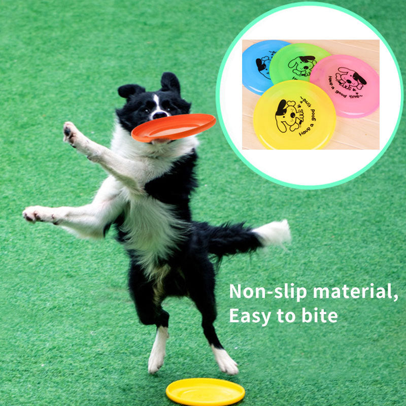 Platillo volador de silicona, juguete divertido para perros y gatos, juego para perros, discos voladores resistentes a las mordidas, entrenamiento interactivo para cachorros