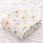 Baby Bath Towel With Six-layer Seersucker Quilt Soft
