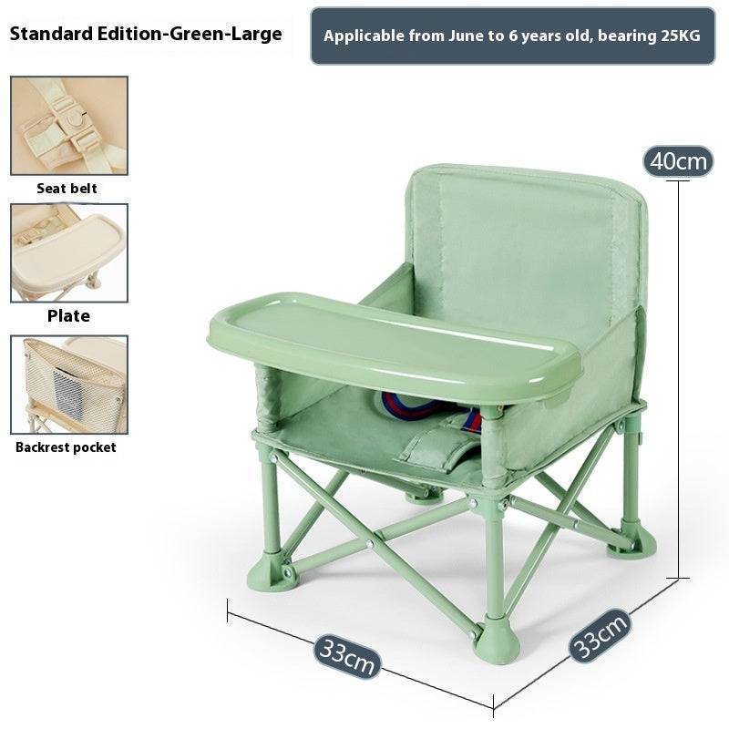 Baby Picnic Chair Outdoor Beach Camping Stool Portable Folding Photography Learning Seaside Dining Table
