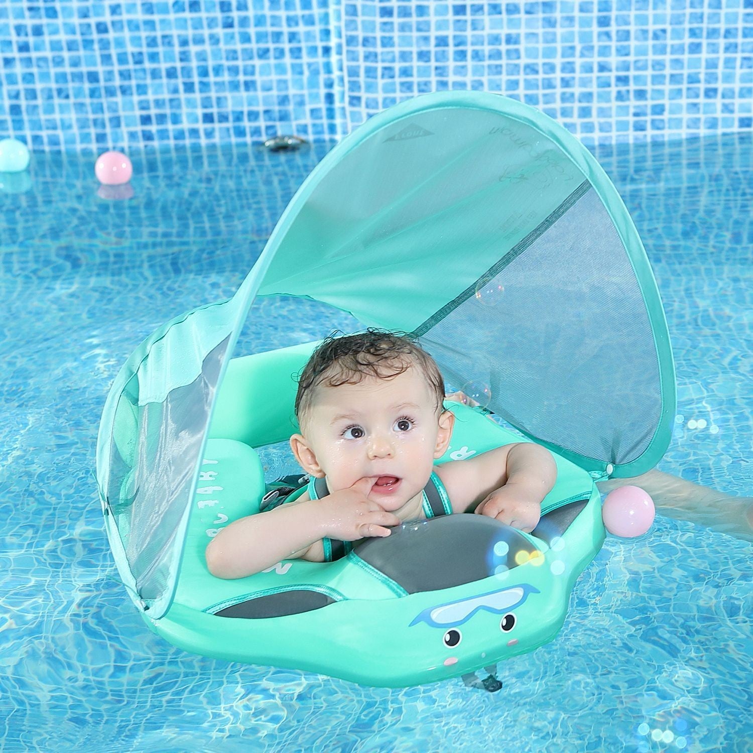 Collarín de natación para bebé no inflable