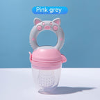 Mordedor de frutas y verduras para bebés, alimento complementario. Mordedor de frutas y verduras. Chupete de silicona para leche.