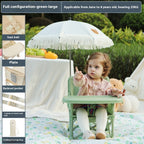 Baby Picnic Chair Outdoor Beach Camping Stool Portable Folding Photography Learning Seaside Dining Table