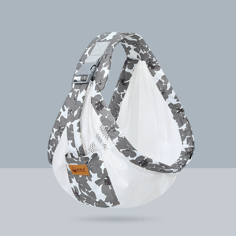 Portabebés horizontal tipo abrazo para salir con taburete de cintura